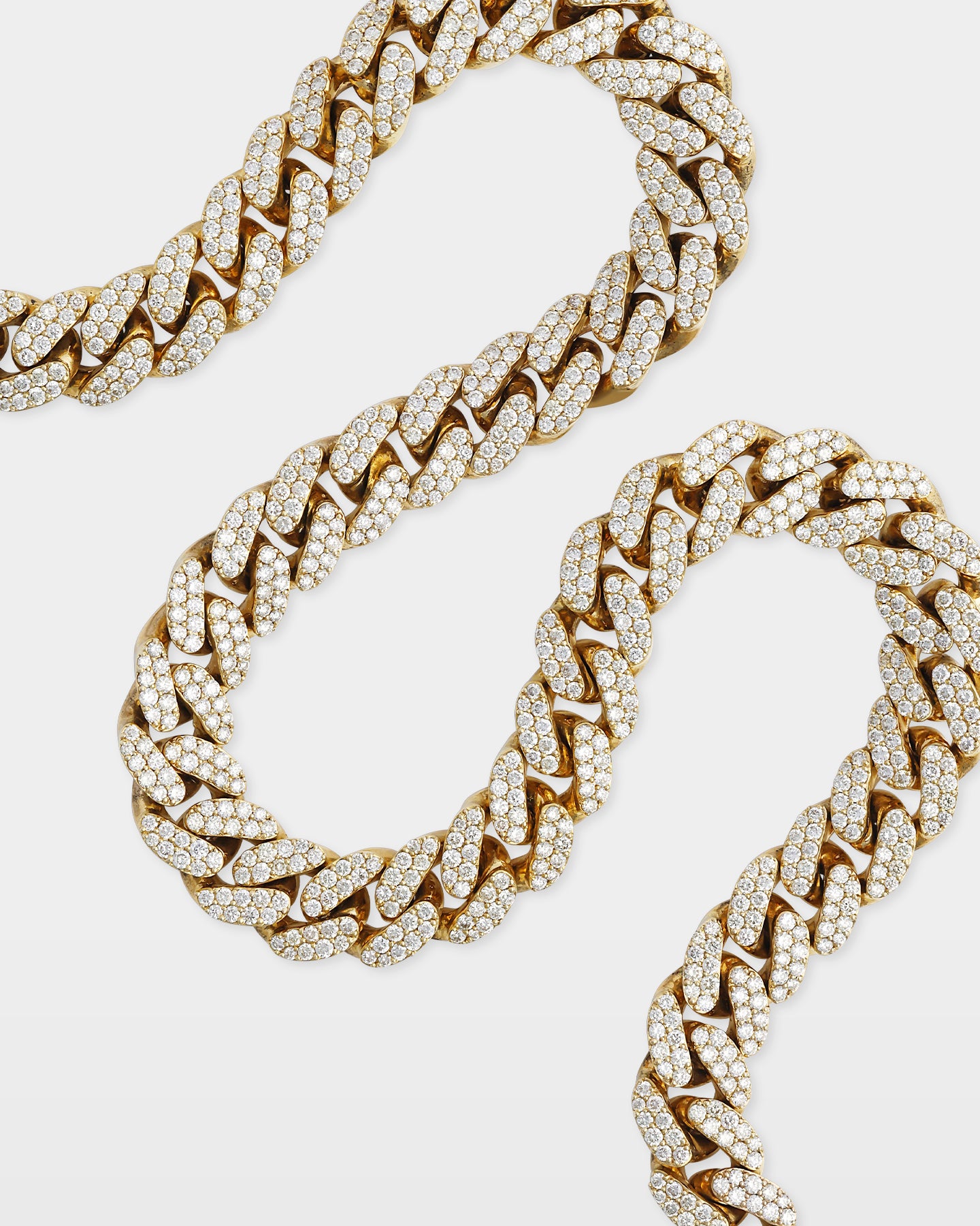 Round Diamond Miami Cuban Link Chain | Men's Jewelry at The Ice Champ
