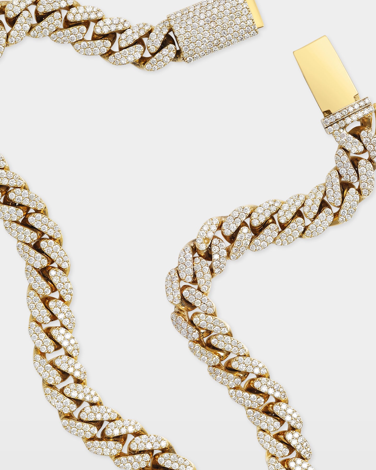 Round Diamond Miami Cuban Link Chain | Men's Jewelry at The Ice Champ
