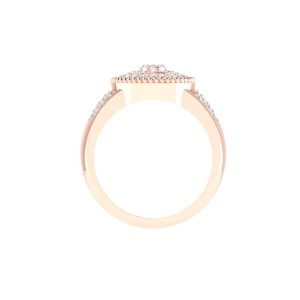 ROUND CUP CAKE DIAMOND RING