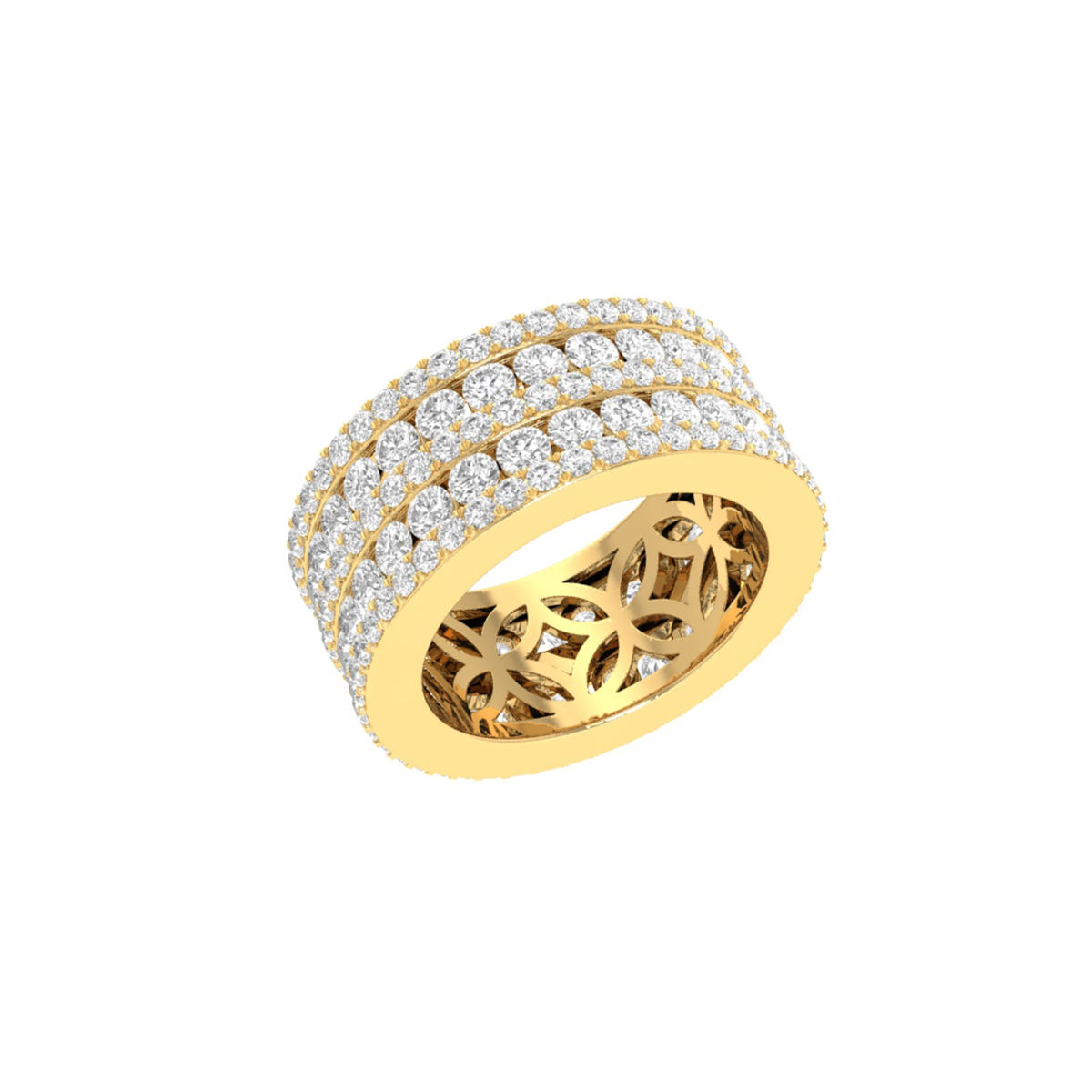 ICED OUT BRILLIANCE DIAMOND RING - The Ice Champ